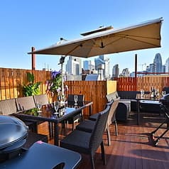 青空と夜景のBBQビアガーデン 新大久保Terrace