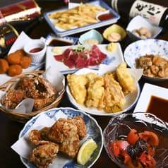 とり天と唐揚げ　居酒屋ゆずりは　浦安