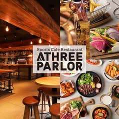 Sports Cafe Restaurant ATHREE PARLOR スポーツ カフェ レストラン アスリーパーラー