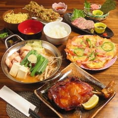 もつ鍋 骨付き鶏 一豆